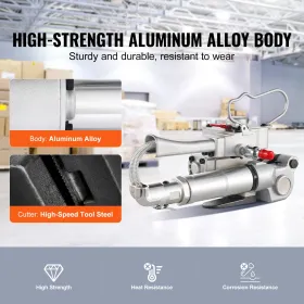 Håndvinsch, 1200 lbs trækkapacitet, bådtrailer vinsch tungt reb krumtap med 23 ft polyesterrem og tovejs skraldespand,