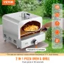 11 "Udendørs pizzaovns bærbar gasovn 430 rustfrit stål til