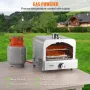 11 "Udendørs pizzaovns bærbar gasovn 430 rustfrit stål til