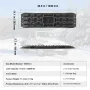 10 TON Traction Boards with PP Material, Recovery Boards for Off-road Vehicles/Cars/Pickups/SUVs/RVs, Pair Tire Traction Mats on