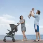 Lightweight Stroller, Compact Easy Fold MultiPosition Recline Canopy Backrest, Carbon Steel Frame, Large Storage Basket, Umbrell