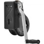 Hand Winch, 3500 lbs Pulling Capacity, Boat Trailer Winch Heavy Duty Rope Crank with 33 ft Polyester Strap and Two-Way Ratchet,