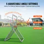 Baseball And Softball Rebounder Net, 3.5 x 6 ft PitchBack Baseball Pitching Nest, Softball Pitchback Net, Fielding Trainer, Boun