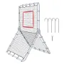 Baseball og softball rebounder net 3,5 x 6 ft 5 justerbare