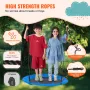 Tree Swing, 40 Inch Saucer Swing, 750lbs Weight Capacity, 900D Oxford Fabric Swing Seat with 2 Tree Hanging Straps and Adjustabl