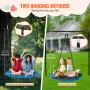 Tree Swing, 40 Inch Saucer Swing, 750lbs Weight Capacity, 900D Oxford Fabric Swing Seat with 2 Tree Hanging Straps and Adjustabl