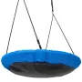 Tree Swing, 40 Inch Saucer Swing, 750lbs Weight Capacity, 900D Oxford Fabric Swing Seat with 2 Tree Hanging Straps and Adjustabl