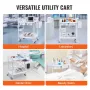 2 lag laboratorievogne mobil medicinsk vogn 2 bakker 2 skuffer