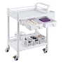 2 lag laboratorievogne mobil medicinsk vogn 2 bakker 2 skuffer