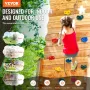 25 Rock Climbing Holds, Multi-Size and Colored Climbing Rocks for Kids and Adults, Rock Wall Holds with Knotted Rope, Handles an