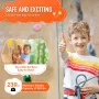 32 Rock Climbing Holds, Multi-Size and Multi-Colored Climbing Rocks for Kids and Adults, Rock Wall Holds with Mounting Hardware,