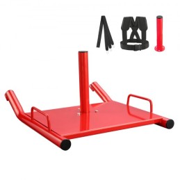 Weight Training Pull Sled, Fitness Strength Speed Training Sled, Steel Power Sled Workout Equipment for Athletic Exercise and