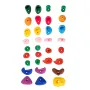 32 Rock Climbing Holds, Multi-Size and Multi-Colored Climbing Rocks for Kids and Adults, Rock Wall Holds with Mounting Hardware,