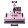 Heat Press Machine 38x38 cm 5 in 1 with 850.5 g Tumbler Press T-Shirts Pink