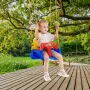 3-in-1 Toddler Swing Seat, 200 lbs Weight Capacity Baby Swing Seat, with Adjustable Ropes and Snap Hooks, Snug & Secure Detachab