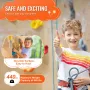 25 Rock Climbing Holds, Multi-Size and Multi-Colored Climbing Rocks for Kids and Adults, Rock Wall Holds with Mounting Hardware,