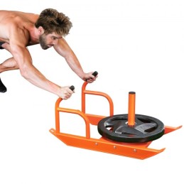 Weight Training Pull Sled, Fitness Strength Speed Training Sled with Handle, Steel Power Sled Workout Equipment for Athletic