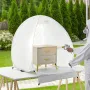 Spray Paint Shelter Portable Spray Paint Tent Booth 101.6x88.9x101.6 cm Pop Up