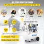 Air Compressor 20.8 L, Portable Air Compressor 1 HP, Oil-Free Air Compressor Steel Tank 750W, Pancake Air Compressor 115 PSI, Ul