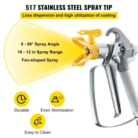 15" Pressure Washer Surface Cleaner w/ Wheels, Stainless Steel Concrete Cleaner 4000 Max PSI , 1/4" Quick-Connect Connector w/