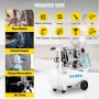 Air Compressor 20.8 L, Portable Air Compressor 1 HP, Oil-Free Air Compressor Steel Tank 750W, Pancake Air Compressor 115 PSI, Ul
