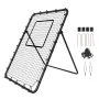 Baseball og softball rebounder net 4x6 ft pitchback justerbare