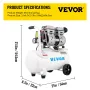 Luftkompressor 5,5 gallon, bærbar luftkompressor 1 hk, oliefri