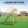 Baseball And Softball Rebounder Net, 4 x 4.5 Feet PitchBack Baseball Nest for Pitching and Fielding Training, Pitch Return Train