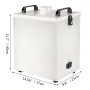 Pure Air Fume Extractor 80W Smoke Air Purifer 180m3/H Air