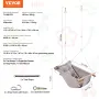 Canvas Hammock Swing, 3 Modes Baby Swing Indoor and Outdoor with 5-Point Harness, and Tree Straps, 150lbs Weight Capacity, Integ