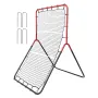 Baseball And Softball Rebounder Net, 3 x 4.5 ft PitchBack Baseball Pitching Nest, 3-Way Baseball, Softball Pitchback Net, Fieldi