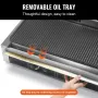 Commercial Piadine Sandwich Grill, 3600W Electric Double Sandwich Press for Panini Stainless Steel Temperature Controlled Enamel