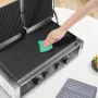 Kommerciel Panini Grill Double Plate Sandwich Maker Plate