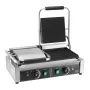 Commercial Piadine Sandwich Grill, 3600W Electric Double Sandwich Press for Panini Stainless Steel Temperature Controlled Enamel