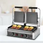 Kommerciel Panini Press Grill Electric Sandwich Maker Plate Flat
