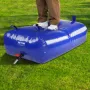 330L/87 Gallon Water Storage Bladder, RV Water Tank, 1000D Blue PVC Collapsible Water Storage Containers, Large Capacity Soft Wa