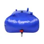 330L/87 Gallon Water Storage Bladder, RV Water Tank, 1000D Blue PVC Collapsible Water Storage Containers, Large Capacity Soft Wa