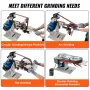 Belt Grinder Sander, 72 x 2-Inch Variable Speed Belt Polisher with VFD, 1500W Knife Sharpener with 3 Grinding Moulds & 3PCS Sand