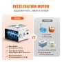 Mini Pottery Wheel, 0-320RPM Adjustable Speed Detachable Basin Forming Machine, 2.56in/3.94in 2 Turntables Electric Ceramic Whee