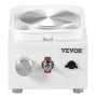 Mini Pottery Wheel, 0-320RPM Adjustable Speed Detachable Basin Forming Machine, 2.56in/3.94in 2 Turntables Electric Ceramic Whee