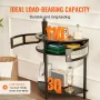 Half-moon Rattan Console Table with 2 Drawers, Rattan Entryway Table with Natural Rattan Sliding Door, Console Table with Storag