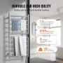 10 Bars Towel Warmer Rack, Wall Mounted Heated Towel Rack for Bathroom, IPX5 Waterpoof Towel Heater Rack with Timer & LED Displa