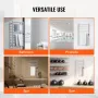 10 Bars Towel Warmer Rack, Wall Mounted Heated Towel Rack for Bathroom, IPX5 Waterpoof Towel Heater Rack with Timer & LED Displa