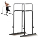 Dip Bars, 440 lbs Capacity, Heave Duty Dip Stand Station with Adjustable Height, Fitness Workout Dip Bar Station Stabilizer