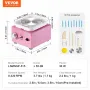 Mini Pottery Wheel, 0-320RPM Adjustable Speed Detachable Basin Forming Machine, 2.56in/3.94in 2 Turntables Electric Ceramic Whee