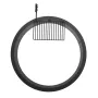 Fire Pit Ring, Fire Pit Insert with Barbecue Fire Ring, 40-In Outer/36-In Inner Diameter, 8.5in Height, Carbon Steel Liner DIY C