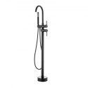 Freestanding Bathtub Faucet, Floor Mount, Freestanding Tub Filler, Shower Mixer Taps, Two Water Modes, 360Â° Swivel Spout, for