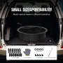 Fire Pit Ring, Fire Pit Insert with Barbecue Fire Ring, 35-In Outer/31-In Inner Diameter, 8.5in Height, Carbon Steel Liner DIY C