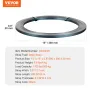 Packaging Steel Strapping Roll, 330' Length x 1/2" Width x 0.016" Thickness, 1100 lbs Break Strength, Heavy Duty Banding Pallet 