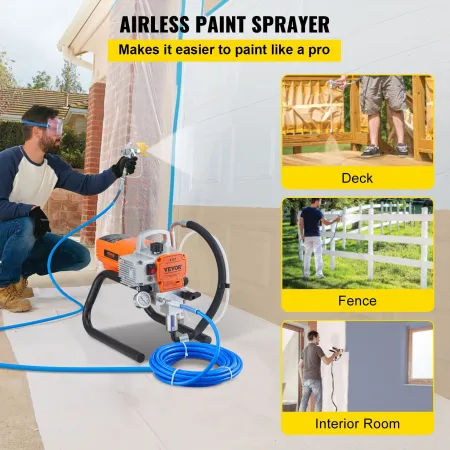 Højtryksløst vægmalingsspray Gun Sprayer 1500W Machine Spraying